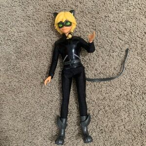 Cat Noir Miraculous Lady Bug Bendable Doll Figurine
